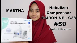 Review Nebulizer Compressor OMRON NE  C28 Alat Bantu Pernafasan Sesak Nafas Asma [upl. by Arec]