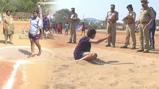 Girl Police Physical Selection Process Video  Distodaynews [upl. by Penni158]