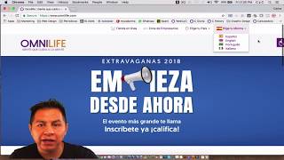 Omnilife Como hacer Pedidos en Linea como Distribuidor [upl. by Assirehc]