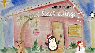 Vlogmas Amelia Island Beach Cottage Hotel Room Tour Advent Calendar Hot Chocolate 12324 [upl. by Gnouv]