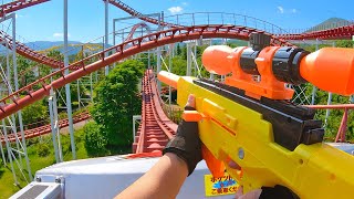 Nerf War  Amusement Park Battle Collection Nerf First Person Shooter [upl. by Hortensia230]