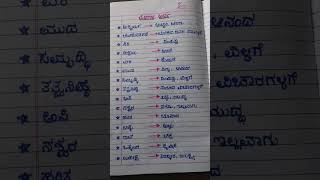 Kannada grammarkannada padagala arthakannada meaningkannada grammar classes in hindi and urdu [upl. by Goulet]