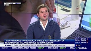 Amaury Boelle Kickston  Kickston veut devenir lalternative aux banques daffaires [upl. by Hueston99]