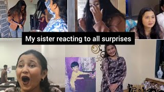 Birthday Surprises for my little sister  Part 2  capturing her reactions tanmayigurav6118 [upl. by Ethbinium]