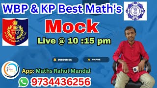 Mission WBP amp KP Mock 20  by Rahul sir [upl. by Singh152]