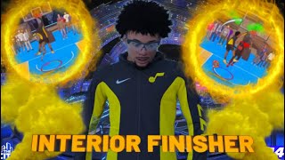 BEST INTERIOR FINISHER BUILD ON NBA 2K24 UNSTOPPABLE 6’10 CONTACT DUNKS BEST BIG MAN BUILD 2K24 [upl. by Ahteral]