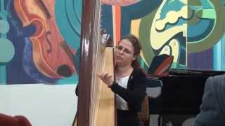 G F Handel  Chaconne Nana Sotirova  harp [upl. by Turmel]