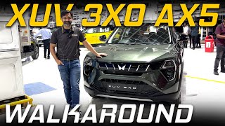 XUV3XO AX5 Walkaround  Top recommended variant  Price Rs 1069L  Sunroof Cruise Control amp More [upl. by Mirabel862]