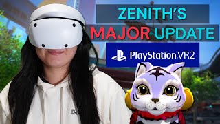 Exploring Zenith VRs New Updates on PSVR2 VR MMORPG [upl. by Brocky]