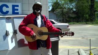 Bluesman Billy Halbert at the Crossroads Clarksdale MS 3242012 [upl. by Amadeus563]