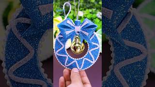 DIY Wreath Ornaments for Christmas Tree Decoration🎄Easy Making at Home christmas shorts craft [upl. by Ardnaxila666]