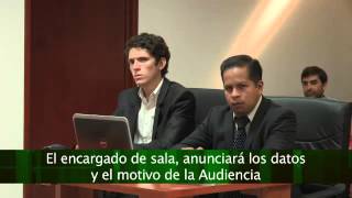 3 APERTURA DE LA AUDIENCIA Ejemplo Práctico del Sistema Acusatorio en México [upl. by Clemen866]