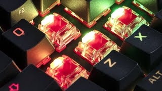 Modding Hyperx Alloy Origins 60  Red Switches   Lubing  Before amp After Sound Test [upl. by Inwat368]