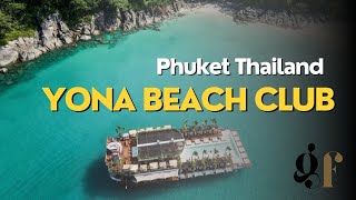 Yona Beach Club in Phuket Thailand  Worlds 1st Floating Beach Club [upl. by Lrem923]