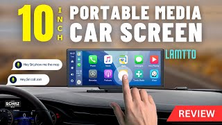 New 10 inch Portable Car Screen  LAMTTO RC06A 🌟 UNBOXING REVIEW [upl. by Linad]