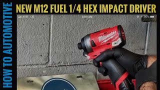 Milwaukee Tools M12 Fuel 14 Hex Impact Driver An Indepth Review [upl. by Fabiano384]