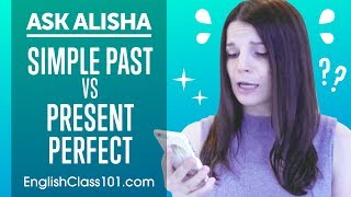 Simple Past vs Present Perfect Tense  Basic English Grammar [upl. by Sherj]