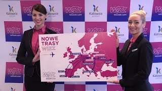 Nowe loty Wizz Air 27112017 [upl. by Mannie351]