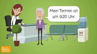 Deutsch lernen  Frau Meier geht zum Arzt  Lektion 8 [upl. by Kory]