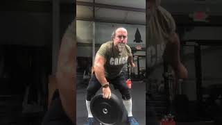 Easy grip test with a 45lb bumper plate [upl. by Landel]