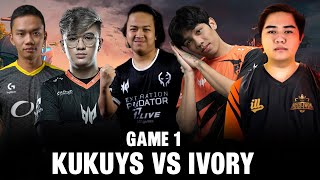 Kukuys vs Team Ivory  ESL One Bangkok 2024 Southeast Asia Open Qualifier 1 [upl. by Akcimat]