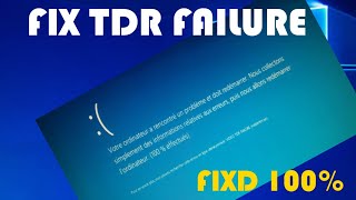 FIX TDR FAILURE BLUE SCREENatikmdag sys ON WINDOWS 11108187 [upl. by Hsenid]