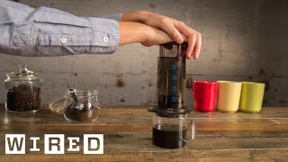 A Look at the Aerobie AeroPress CoffeemakerGadget LabWIRED [upl. by Rehpoitsirhc]