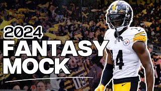 An Expert 2024 Fantasy Football Mock Draft [upl. by Foah364]