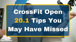 CrossFit Open 201 Quick Tips You May Have Missed [upl. by Breh]