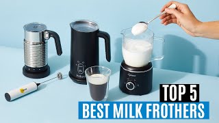 TOP 5 Best Milk Frothers In 2023 Buying Guide [upl. by Ynafetse933]