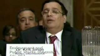 Testimony by Kris Singh in front of Senate Subcommittee on Clean Air and Nuclear Safety [upl. by Jews314]