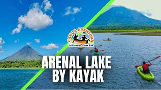 ARENAL LAKE BY KAYAK Enjoy stunning views and discover rich history  Canoa Aventura Costa Rica 🇨🇷 [upl. by Eelamme]