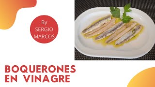 BOQUERONES EN VINAGRE o AGRIOS  Receta fácil y rápida [upl. by Calan]