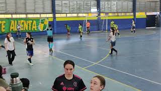 2024 1er Tiempo 4ta Div AFA Futsal Fem Atlanta Vs Libertadores [upl. by Fugere452]