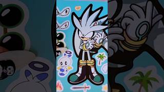 White Sonic in sonic the hedgehog sonic sonicthehedgehog paperdolls sticker [upl. by Nylasoj]