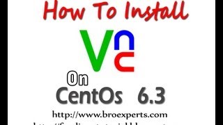 VNC Installation on centos 63 [upl. by Brandais]