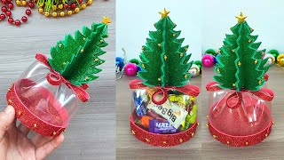 Lindo dulcero navideño con solo dos materiales 🎄 ideas fáciles para navidad [upl. by Nesbitt198]