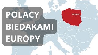 Polacy biedakami Europy wynagrodzenia [upl. by Oralia472]