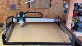 Spoil board for Shapeoko XXL timelapse [upl. by Lunneta]