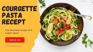 Gezond recept Courgette spaghetti bolognese [upl. by Essej]