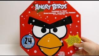 NEW Angry Bird Advent Calendar Christmas 2015 [upl. by Drona11]