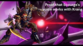 Proof that Scourges voice works with Krang [upl. by Assille]