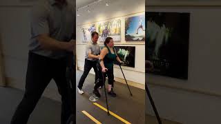 ReWalk Robotics Helps Paraplegic Walk Again [upl. by Enitnemelc]