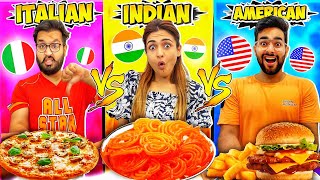 Having Only ONE COUNTRY ka Food 😍  60 Minute FOOD Challenge 😱 [upl. by Tima589]