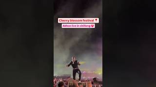 Akon live performance at shillong 🎊 Cherry blossom festival 🥀akon shilong explore foryou reels [upl. by Attelrac]