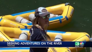 Whitewater rafting begins in Truckee business owners hope for a better season as water levels drop [upl. by Hadeehuat]