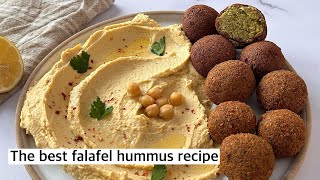 Topsecret recipe  Authentic falafel amp creamy hummus 🧆 [upl. by Rosenwald387]