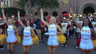 Tribute to Troy  2019 USC Marching Band and Cheer [upl. by Atiuqehs]