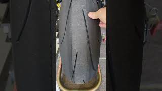 Dunlop Q5S Tire falling apart [upl. by Trahern]