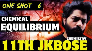 CHEMICAL EQUILIBRIUM  CLASS 11TH  JKBOSE [upl. by Svirad]